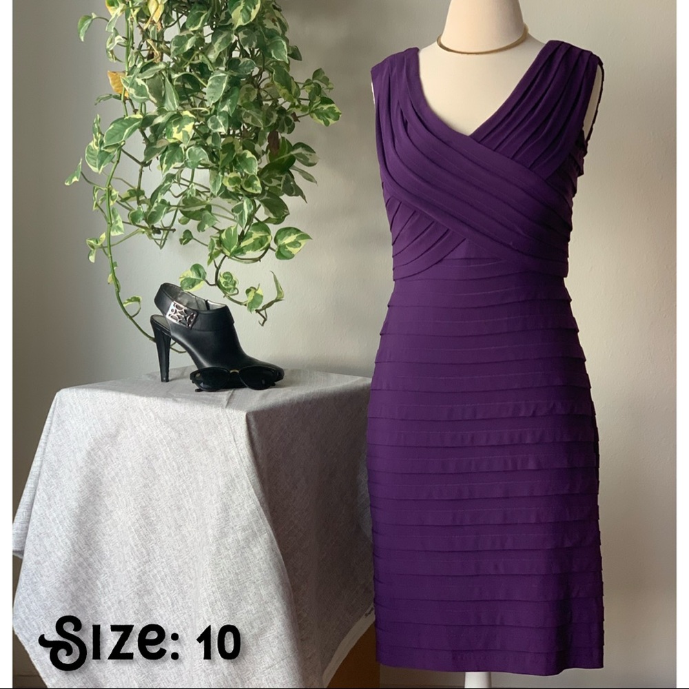 Purple Sleeveless Dress